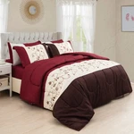 Goose Down Alternative Bed Bag Biab Printed 7 Pieces Sheet & Comforter Set. Fixed Price $70.40.