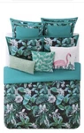 Nip Christian Siriano New York Tropicalila Black Multi Twin Comforter Set. Fixed Price $75.19.