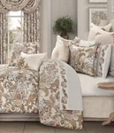 J. Queen New York Captiva Jacobean Floral Print 4 Piece Comforter Set. Fixed Price $419.00.