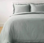 California King Double Flange Merrow Stitch Duvet Cover & Sham Set Light New. Fixed Price $109.00.