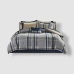 Intelligent Design Gray/blue Robbie 7-PIECE Complete Bed & Sheet Set, Twin Size. Fixed Price $54.00.