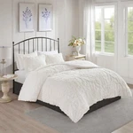 Madison Park Viola 3 Piece Tufted Cotton Chenille Damask Comforter Set. Fixed Price $207.99.