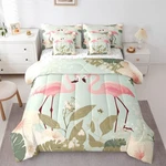 Erosebridal Flamingo 7 Piece Bedding Set Twin Tropical Hawaii Comforter With. Fixed Price $107.12.