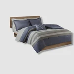Intelligent Design Blue & Grey Printed Comforter Full Sheet Set. Fixed Price $56.96.