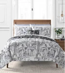 Sunham Rues De Paris Fairfield Square Collection Blue Comforter Sets 12 Pc New. Fixed Price $46.50.
