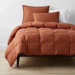 The Company Store Lacrosse Premium Down Light Warmth Comforter 500TC Cotton. Fixed Price $98.00.