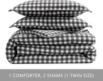 Eddie Bauer Full Queen Preston Grey Reversible Comforter Set. Fixed Price $59.99.