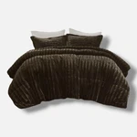 Madison Park Brown Duke Reversible Faux Fur 3-PC. Comforter Set, Full/queen. Fixed Price $22.49.