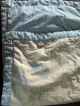 Pottery Barn Kidz Home Twin Comforter Pillow Sham Pastel Rocking Horse Checkered. Fixed Price $36.99.
