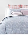 Ralph Lauren Karina Blue Multi Paisley Full/queen Comforter Set & Shams 5PC. Fixed Price $263.19.