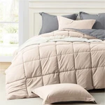 Homelike Moment Comforter Set Beige, Twin, Grey/beige. Fixed Price $50.62.