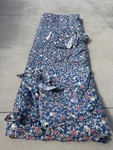 Vtg Ralph Lauren Jardin Blue Floral Twin Complete Set Comforter Bedskirt Sheets. Fixed Price $125.00.
