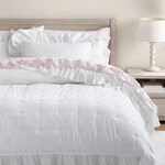 Best Seller Pottery Barn Teen Washed Cotton Ruffle Comforter Twin/twin Xl. Fixed Price $94.99.