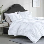 Spaces Comforter Set - Elastic Ruched Medallion Design, Modern Bedding. Fixed Price $42.49.