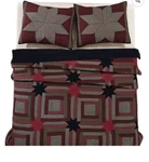 Nip Vhc Brands Carson Star Patchwork King Quilt & Shams Set 3PC. Fixed Price $187.99.