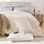 Fluffy Twin Comforter Sets 2 Pieces - Cream White Fleece Set.... Fixed Price $39.09.