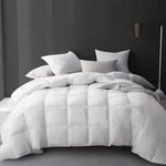 Luxury White Goose Feather Down Fiber Comforter Size, 100% Twin Extra Warmth. Fixed Price $109.16.