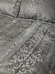 Vnt Comforter Set 4 Q Jcp Cording Accent Stitching Reversible Moss Green. Fixed Price $125.00.