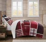 Premier Patchwork Sherpa 3PC Comforter Set Twin. Fixed Price $59.99.