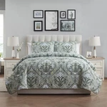 Vcny Home - Full/queen Quilt Set, Pinsonic Bedding With Matching Pillow Shams.... Fixed Price $55.08.