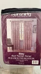 Nanshing Riley Rod Pocket Panel Curtain Purple Polyester 54 X 84. Fixed Price $20.00.