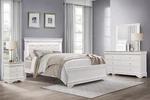 New White Light Led 4PC Queen King Bedroom Set Modern Chic Furniture Bed/d/m/n. Fixed Price $1429.99.