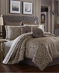 J Queen New York Astoria 4-PC. Comforter Set, Mink T4104031. Fixed Price $299.00.