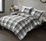 Lucas Modern Plaid Lightweight Comforter Set In Farmhouse Style. Fixed Price $35.98.