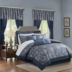 Madison Park Essentials Brystol 24 Piece Room Comforter Bedding-set Queen Size. Fixed Price $199.99.