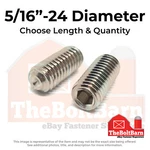 5/16"-24 Stainless Steel Cup Point Allen Socket Set Screw (choose Length & Qty). Fixed Price $562.35.
