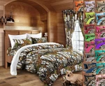 3PC King White Snow Comforter W/ 2 Shams!! Camouflage 104" X 94" Woods. Fixed Price $76.83.