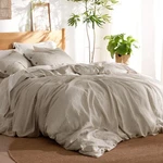 Bedsure Linen Duvet King - Cotton Blend Cover, Purewoven Co.... Fixed Price $177.79.