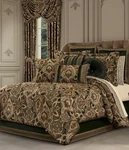 J. Queen New York Emerald Bay Oversized Woven Medallion Comforter Set. Fixed Price $429.00.
