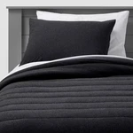 Twin Channel Jersey Comforter Set Black - Pillowfort. Fixed Price $17.99.