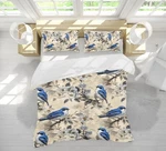 3D Blue Bird Flower A611 Bed Pillowcases Quilt Duvet Cover Set Queen King Amy 23. Fixed Price $72.08.