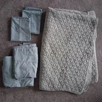 Stein Mart Quilted Comforter & Amazon Essentials Sheet Set (twin) 2 Pillowcases. Fixed Price $25.00.