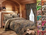 Full Size 7 Pc Natural!! Bedding Set Comforter Sheet Green Camouflage. Fixed Price $103.46.