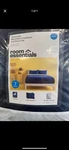 Queen Comforter Set 7 Pieces Navy Blue In Bag Bedroom. Fixed Price $35.00.