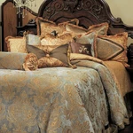 Aico Furniture Elizabeth King Comforter Set (13 Pc) BCS-KS13-ELZBTH-AQA. Fixed Price $1493.99.
