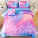 Rynghipy 6PCS Girls Bedding Set Twin Size Colorful Rainbow Comforter Kid. Fixed Price $69.40.