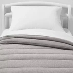 Target Pillowfort Toddler Channel Jersey Kids' Comforter Gray. Fixed Price $17.00.