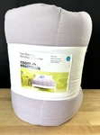 Full/queen Faux Shearling Washed Microfiber Reversible Comforter Light Purple -. Fixed Price $24.99.