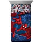 Bright Spiderman Twin Comforter - Fade Resistant, Machine Washable Bedding. Fixed Price $75.59.