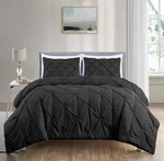 Chezmoi Collection Berlin Black Pinch Pleat King Comforter Set, 3-PIECE (comf.... Fixed Price $71.00.