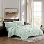 Cathay Home Twin Bedding Pintuck 2-PIECE Comforter And Sham Set Ultra Soft. Fixed Price $88.78.