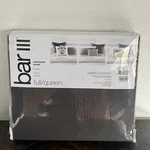 Bar Lll Fusion Full/queen Comforter Cover 100% Cotton 88 X96 Gray Green White. Fixed Price $50.00.
