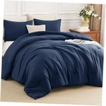 Himeet Comforter - 3 Pieces Size Sets, Luxury Queen Navy Blue. Fixed Price $47.25.