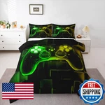 Erosebridal Kids Gamer Comforter Set Queen Gaming Bedding Video Games Gamepad. Fixed Price $127.98.