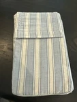 Lauren Ralph King Pillow Sham Graydon Bold Stripe Dune Chambray Msrp $135. Fixed Price $85.00.