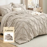 Bedsure Comforter Set Beige - In Bag Size Queen, 09. Fixed Price $61.34.